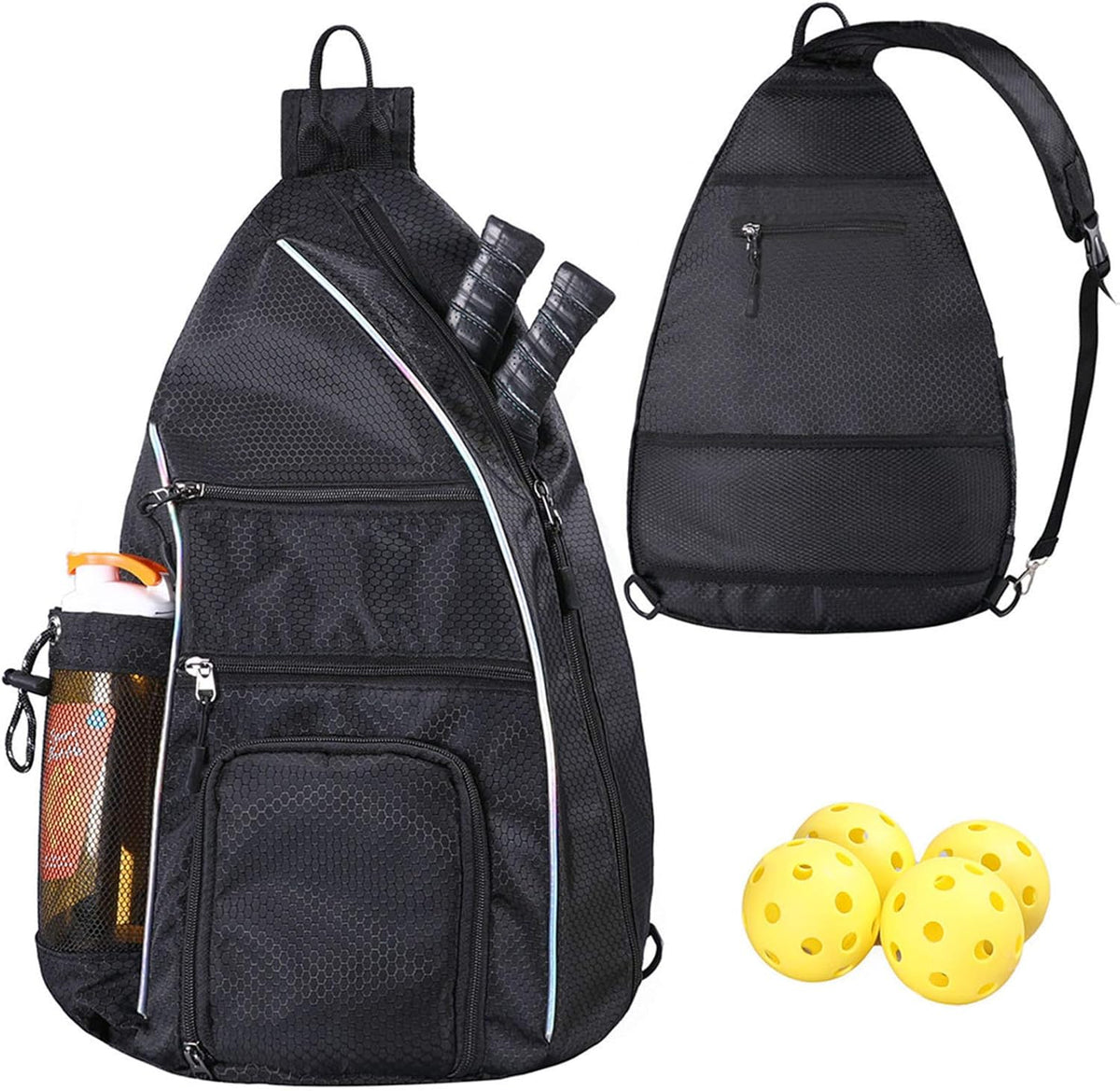 Pickleball Sling Bag – Travel Paddle Case, Men & Women
