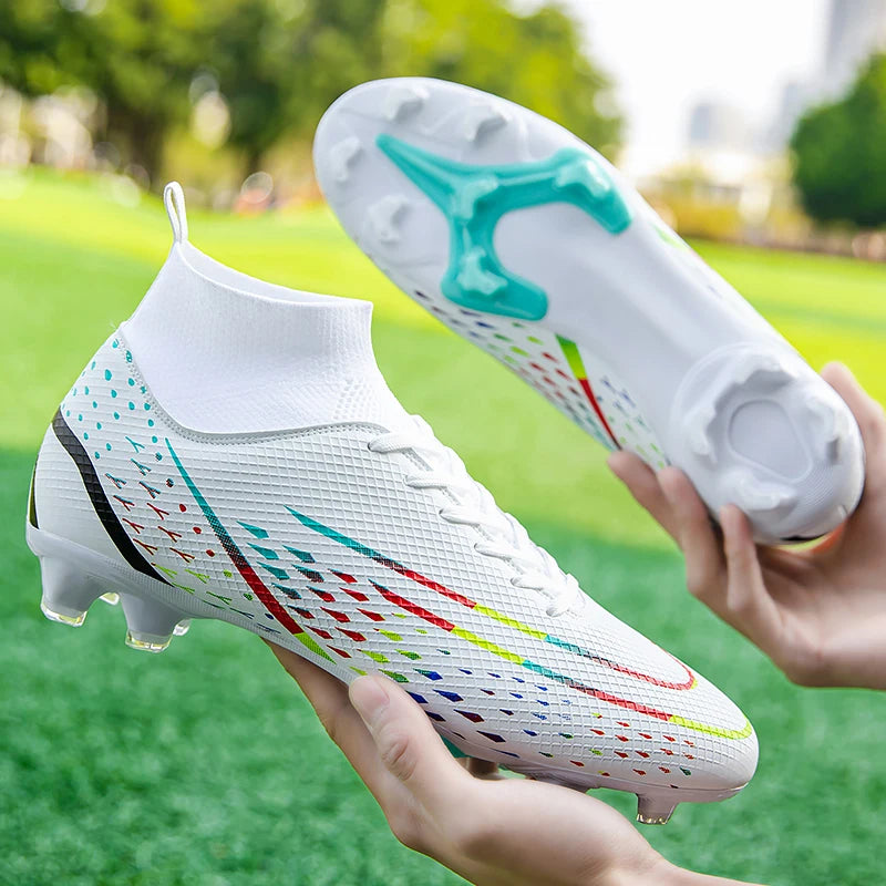 Original Men Soccer Shoes AG/TF Children Football Shoes Youth Football Boots Comfortable Athletic Training Cleat