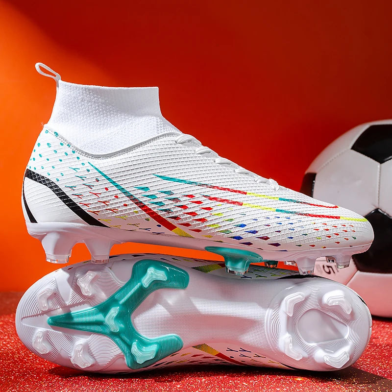 Original Men Soccer Shoes AG/TF Children Football Shoes Youth Football Boots Comfortable Athletic Training Cleat