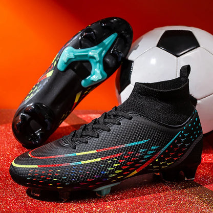 Original Men Soccer Shoes AG/TF Children Football Shoes Youth Football Boots Comfortable Athletic Training Cleat
