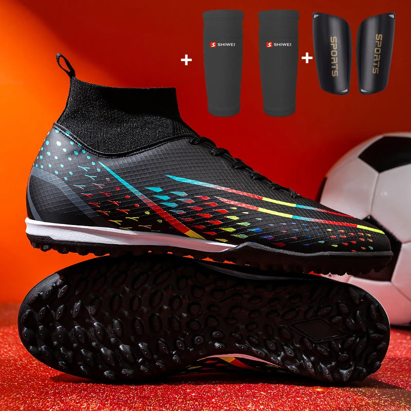 Original Men Soccer Shoes AG/TF Children Football Shoes Youth Football Boots Comfortable Athletic Training Cleat