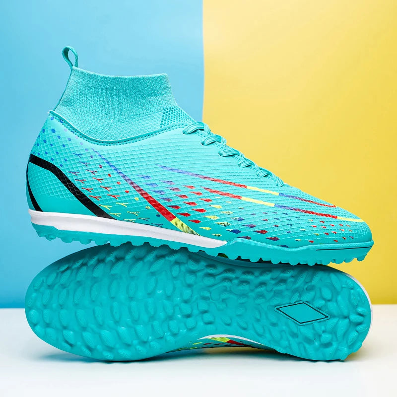 Original Men Soccer Shoes AG/TF Children Football Shoes Youth Football Boots Comfortable Athletic Training Cleat