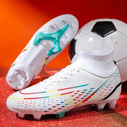 Original Men Soccer Shoes AG/TF Children Football Shoes Youth Football Boots Comfortable Athletic Training Cleat