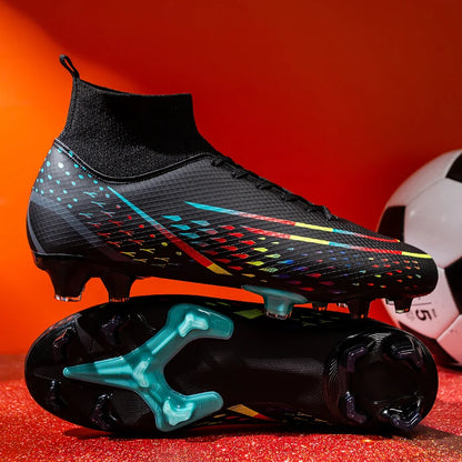 Original Men Soccer Shoes AG/TF Children Football Shoes Youth Football Boots Comfortable Athletic Training Cleat