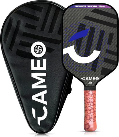 Pickleball Paddles | 3K Graphite Carbon Fiber Pickleball Paddle | 16Mm Pickle Ball Paddle | Pickleball Paddles Carbon Fiber Control & Power | Pickleball Racket Pro | USAPA Approved