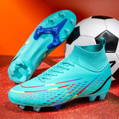 Original Men Soccer Shoes AG/TF Children Football Shoes Youth Football Boots Comfortable Athletic Training Cleat