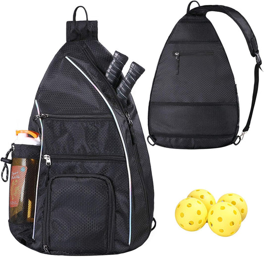 Pickleball Sling Bag – Travel Paddle Case, Men & Women